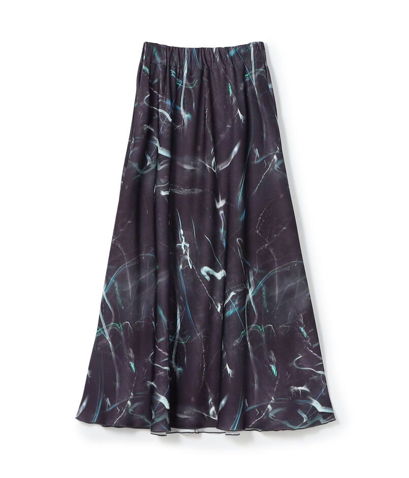 ネオンプリント マーメイドスカート