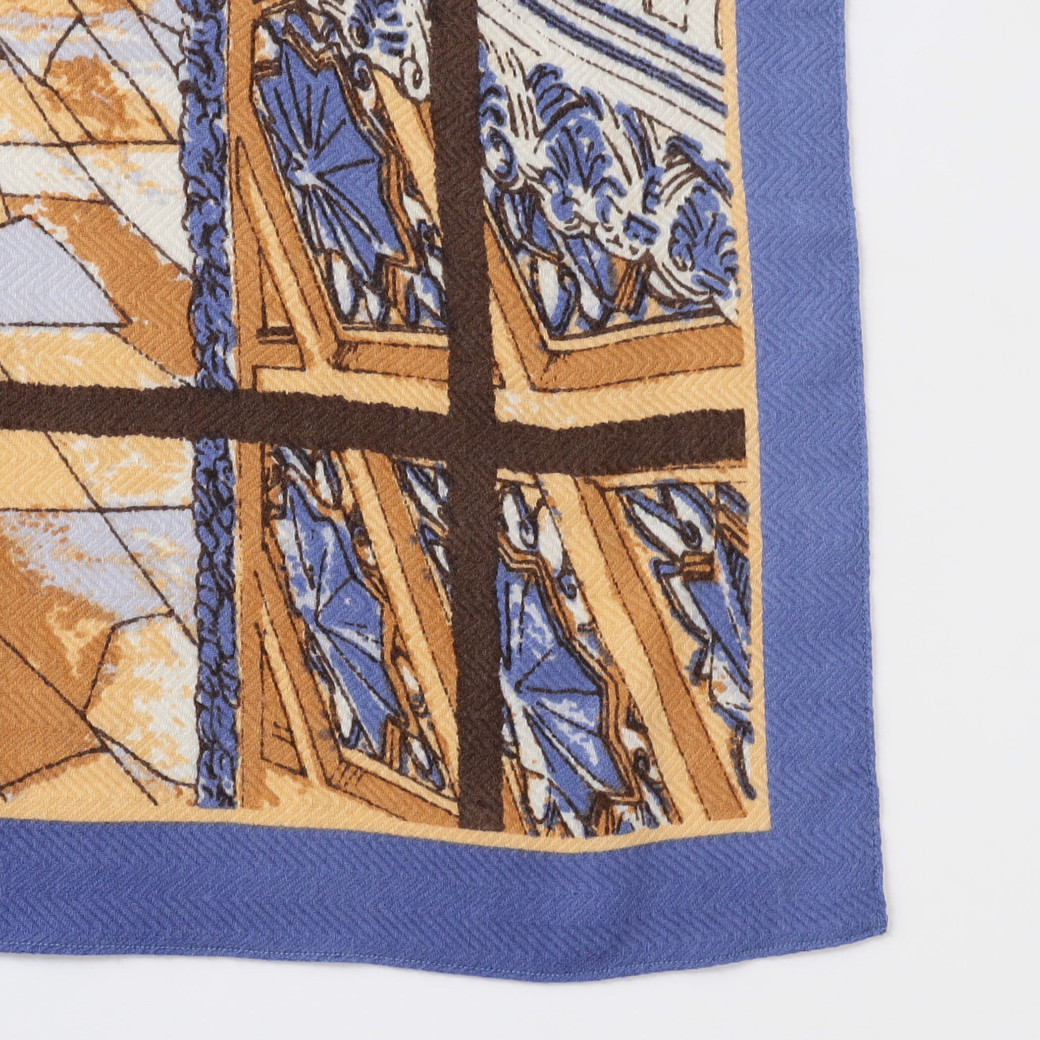 別注】manipuri MOSAIC PALACE ウールシルク スカーフ