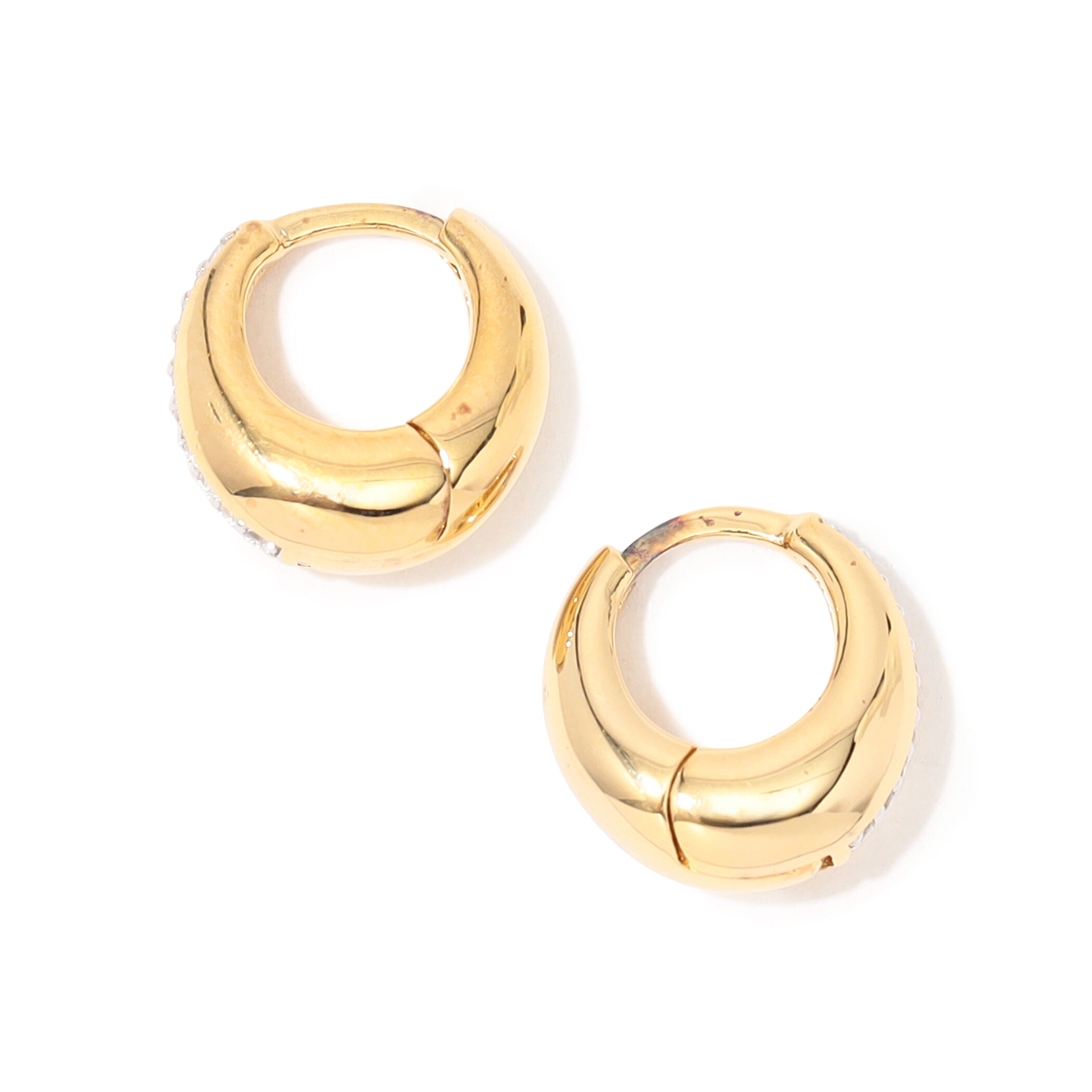 TOMORROWLAND Otiumberg オティウムバーグ ピアス ゴールド Otiumberg オティウムバーグ フープピアス Pave Staple Hoop