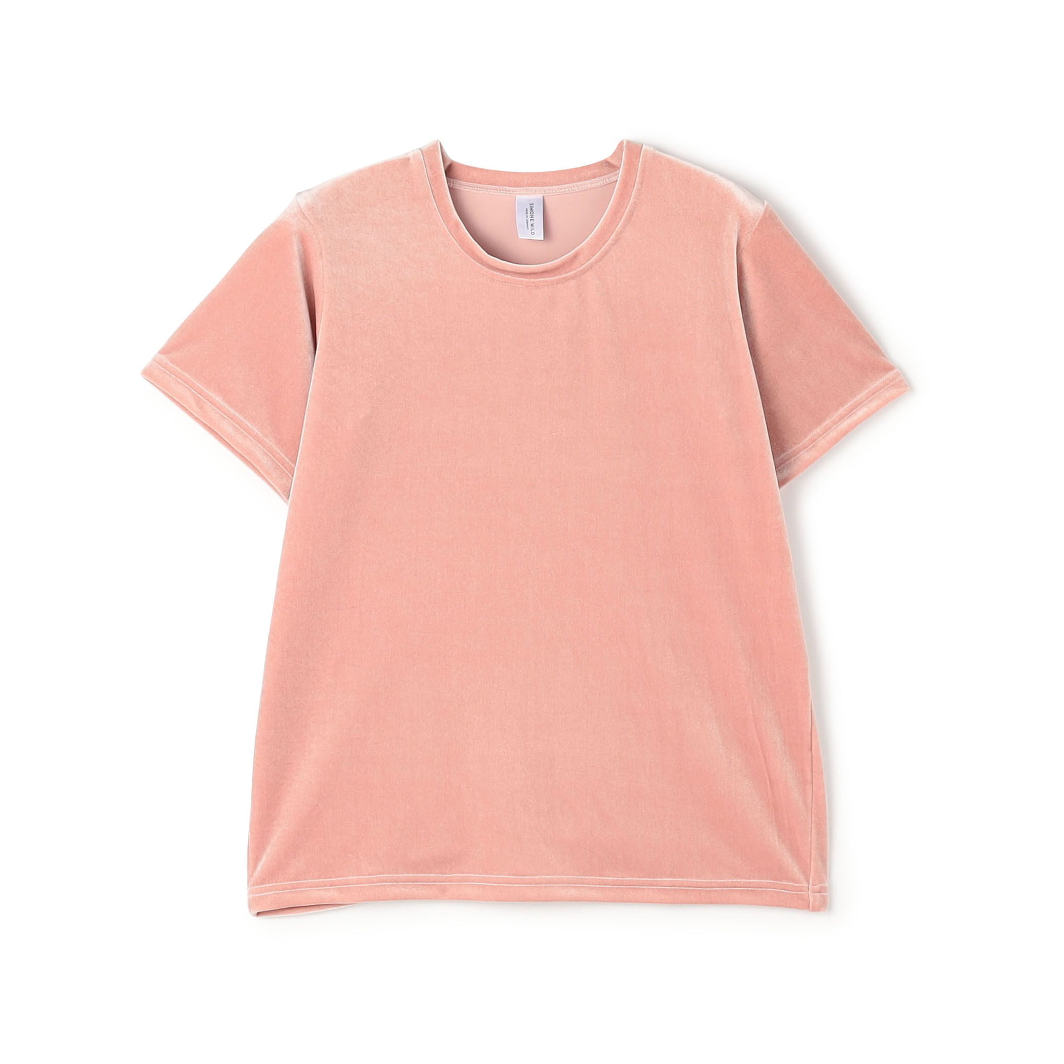 SuperA Market別注Overneath バイカラーリブTシャツ　ピンク SuperA Market別注Overneath バイカラーリブTシャツ ピンク