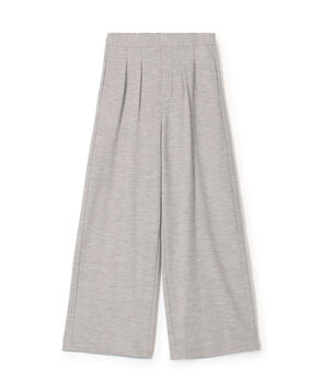 ミルドスムース タックワイドパンツ