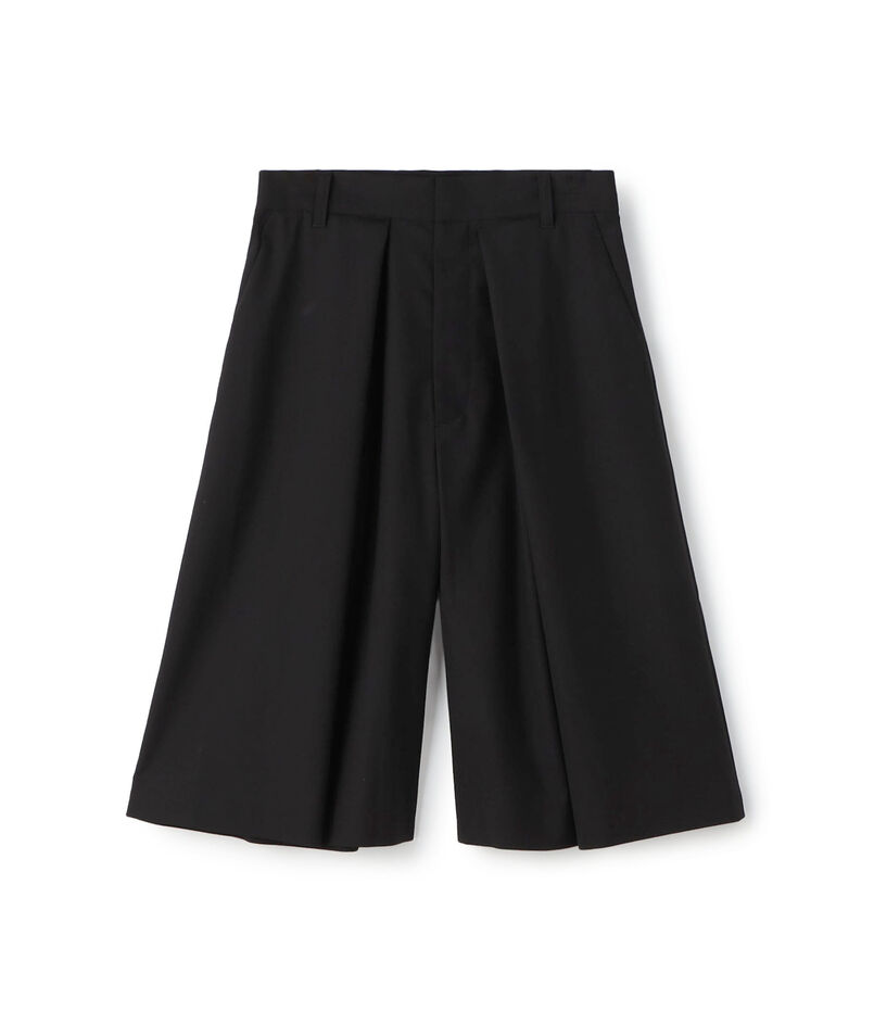 ■ウォッシャブルトロ タックハーフパンツ