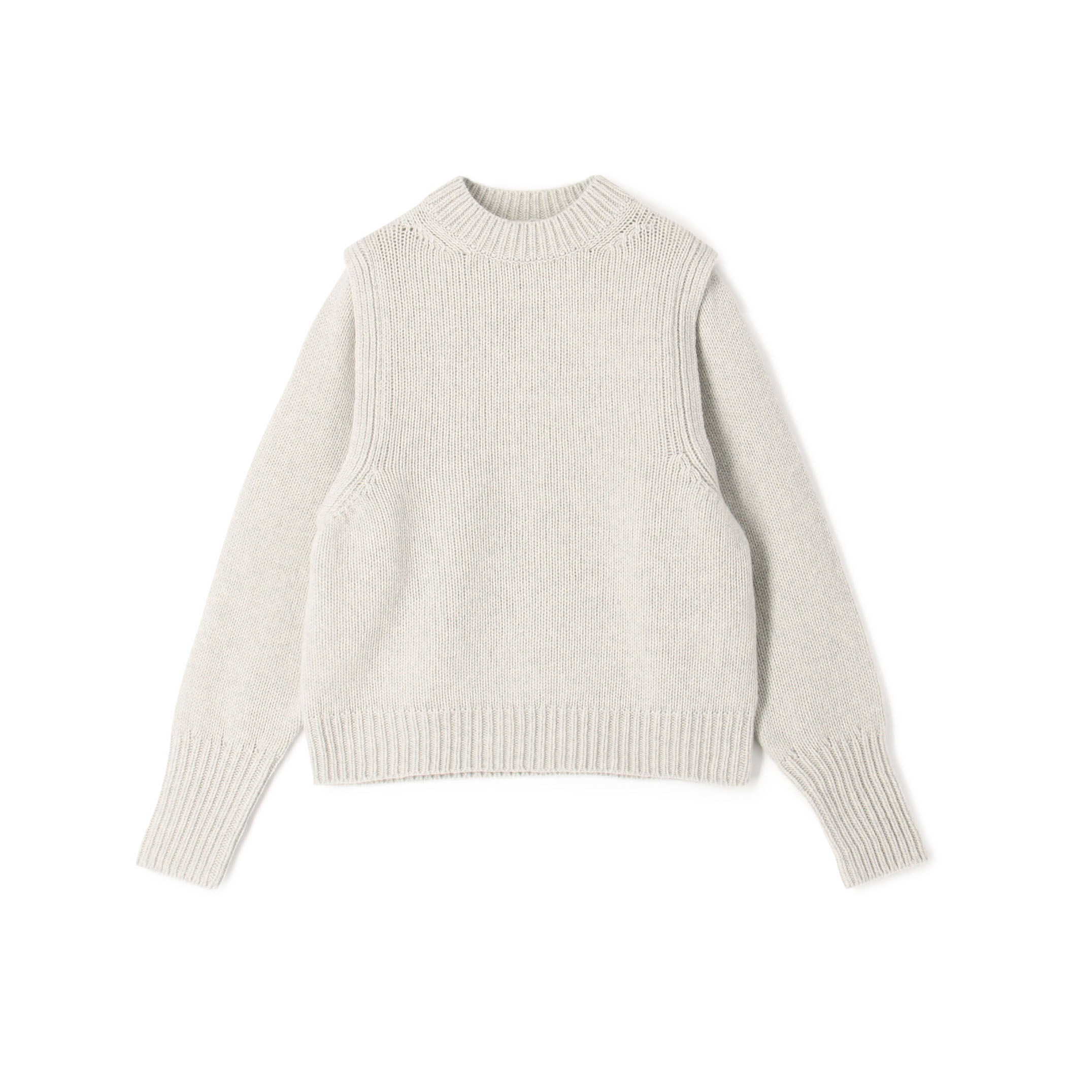 GALERIE VIE（ギャルリー ヴィー）の「ファインウール クルーネックプルオーバー（ニット/セーター）」 - WEAR