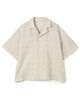リネンカラミ ハーフスリーブシャツ