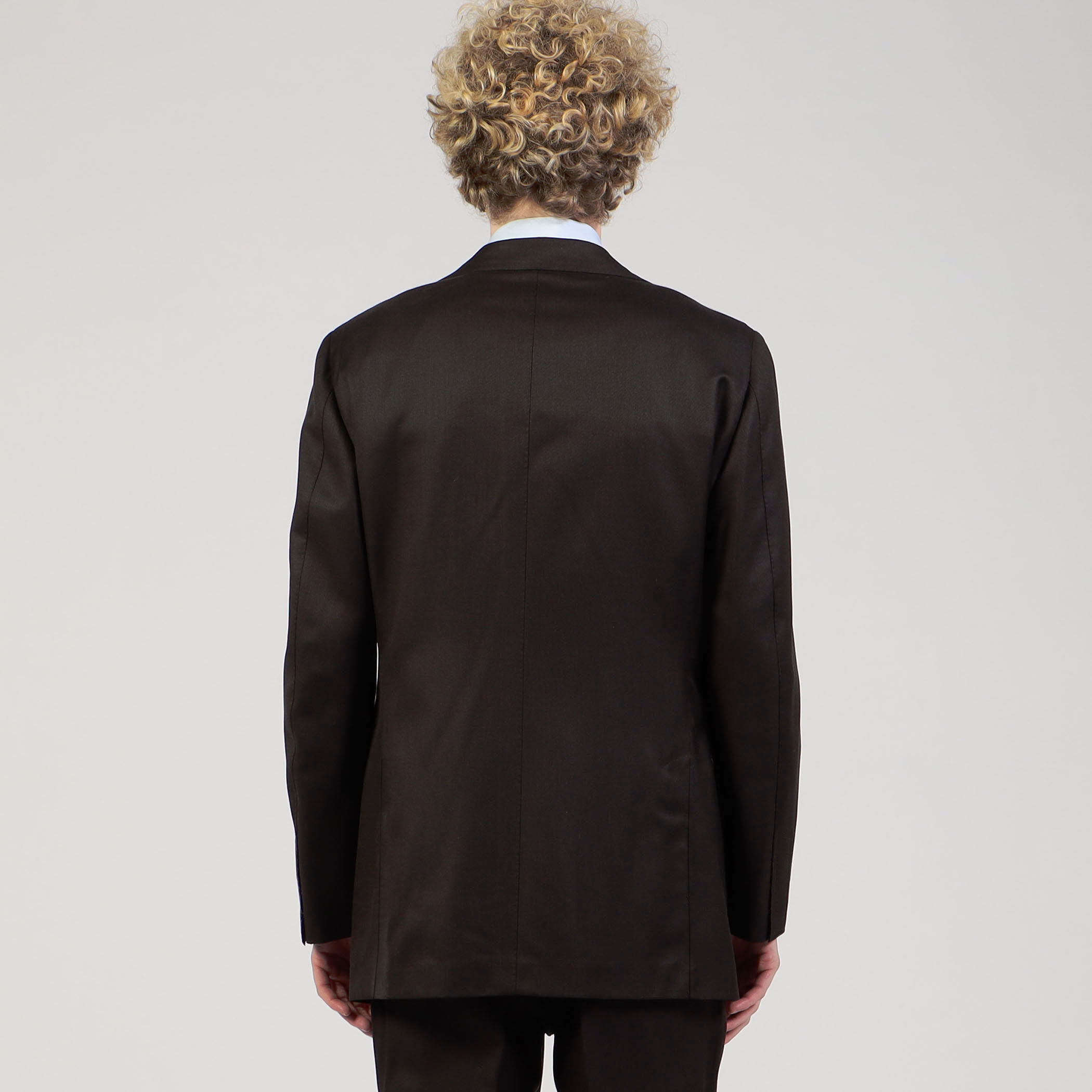 ウールシルク シングルブレステッド3Bスーツ SHANG E.Zegna