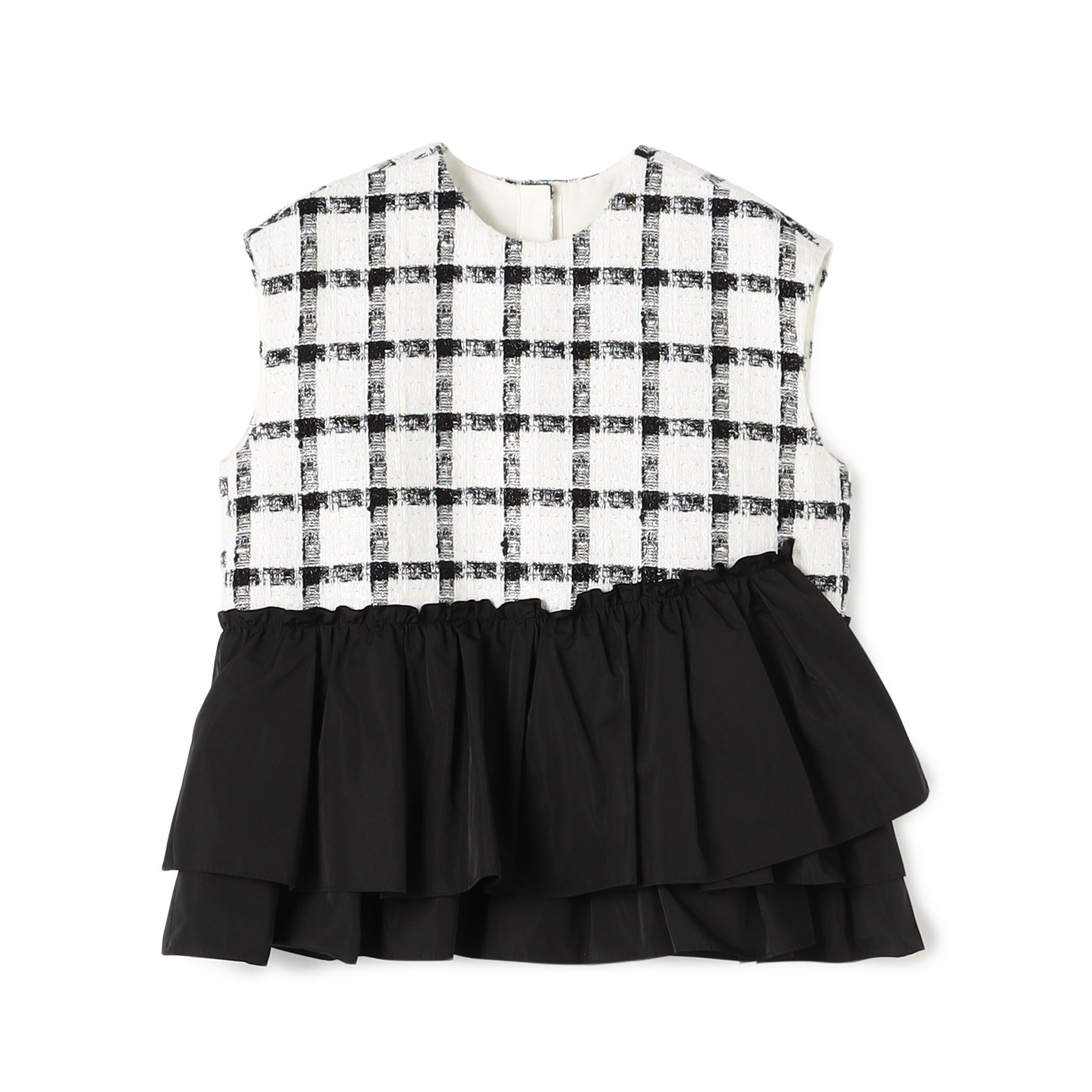 タッタースパンコール ティアードフリルトップス｜トゥモローランド