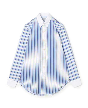 EASTMOND APPAREL コットン タブカラー ロングスリーブクレリックシャツ