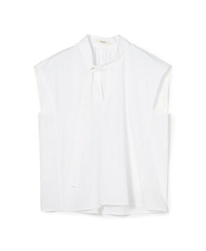 【WEB先行予約】コットンブロード タイブラウス