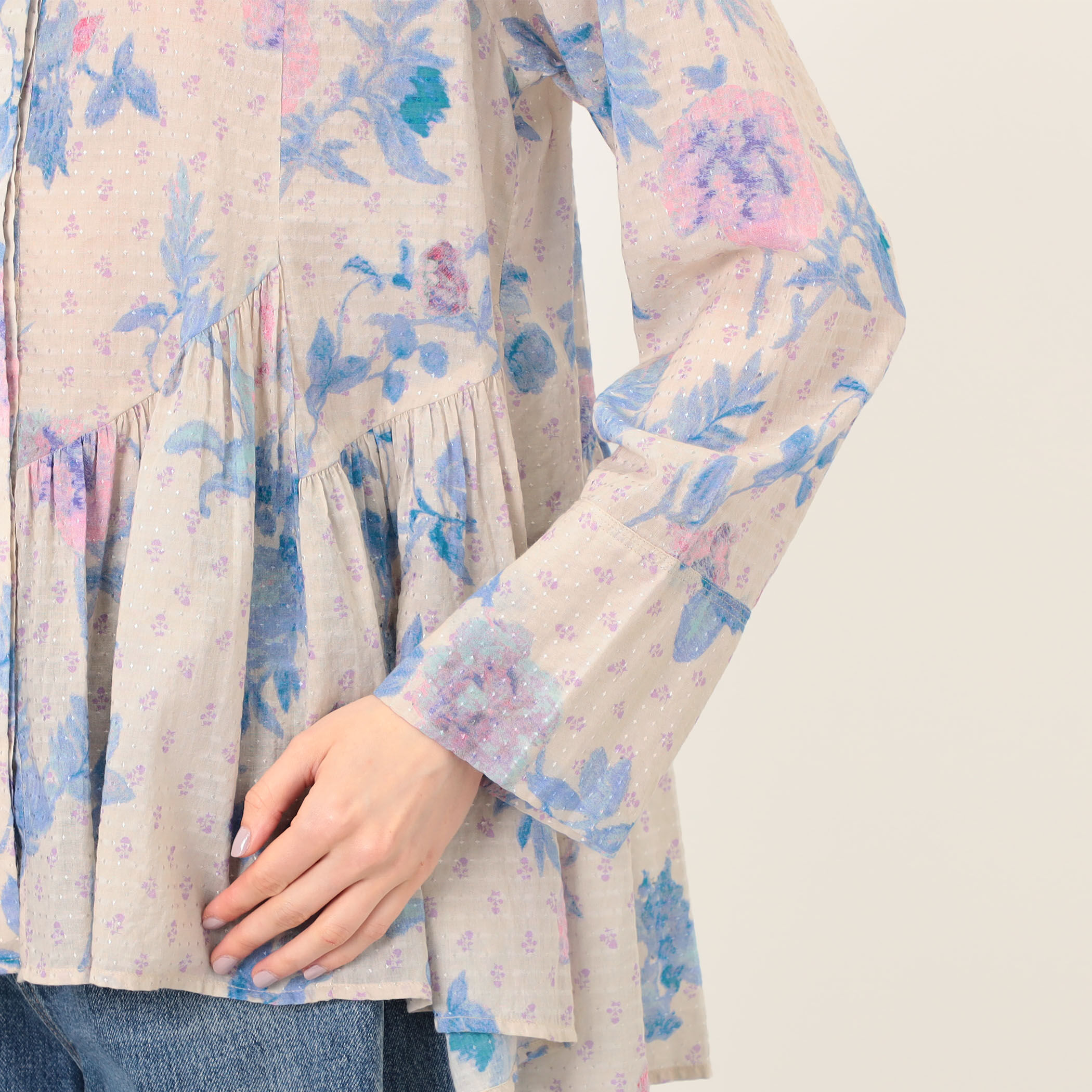ne Quittez pas Dot Dobby Bouquet ブラウス｜トゥモローランド 公式サイト