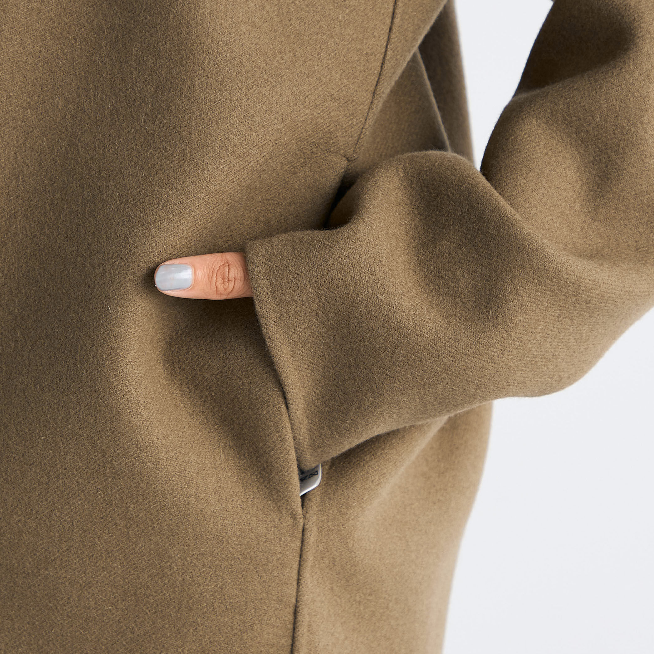 ウールカシミヤ ダブルフェイス ジップブルゾン｜トゥモローランド