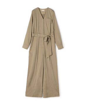 ドレーピーツイル Vネックオールインワン