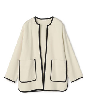 ミラノリブ 2ポケットカーディガン