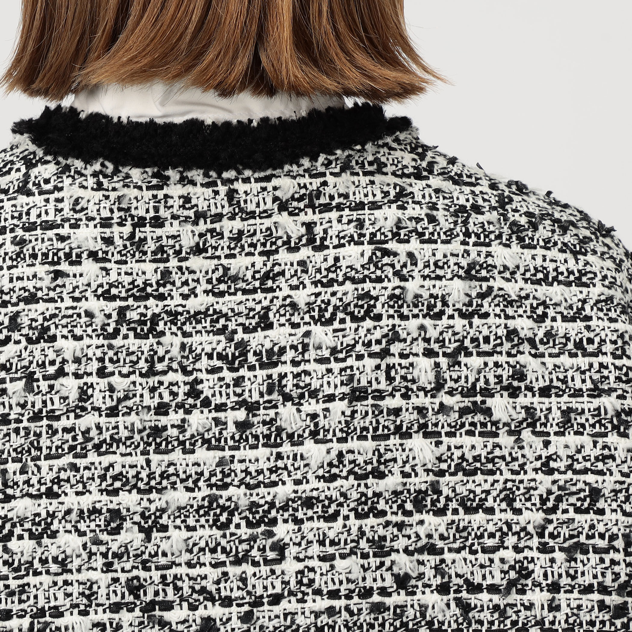 ファンシーツイード スクエアジレ｜トゥモローランド 公式通販