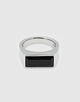 TOM WOOD Peaky Ring Polished Onyx リング