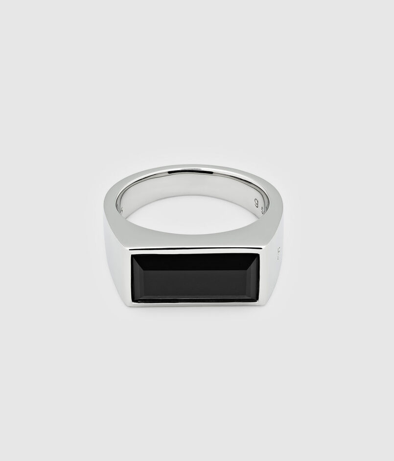 TOM WOOD Peaky Ring Polished Onyx リング