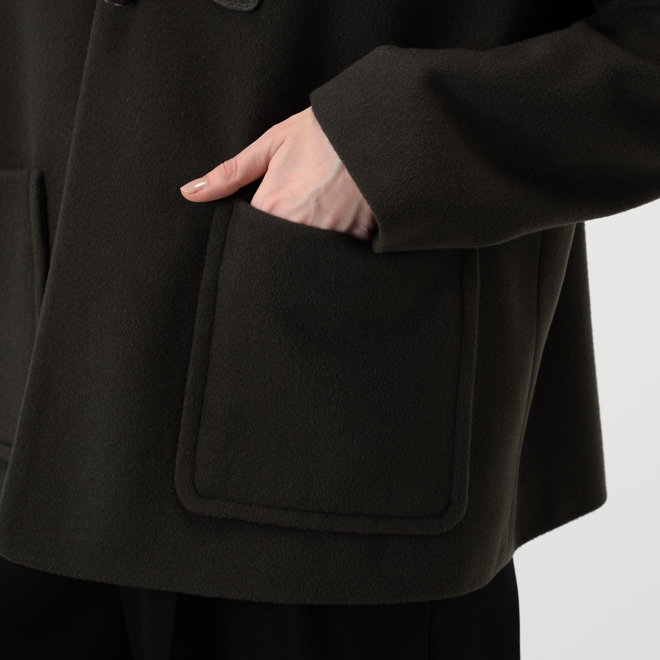Mame Kurogouchi Cording Short Duffle Coat ダッフル ショートコート
