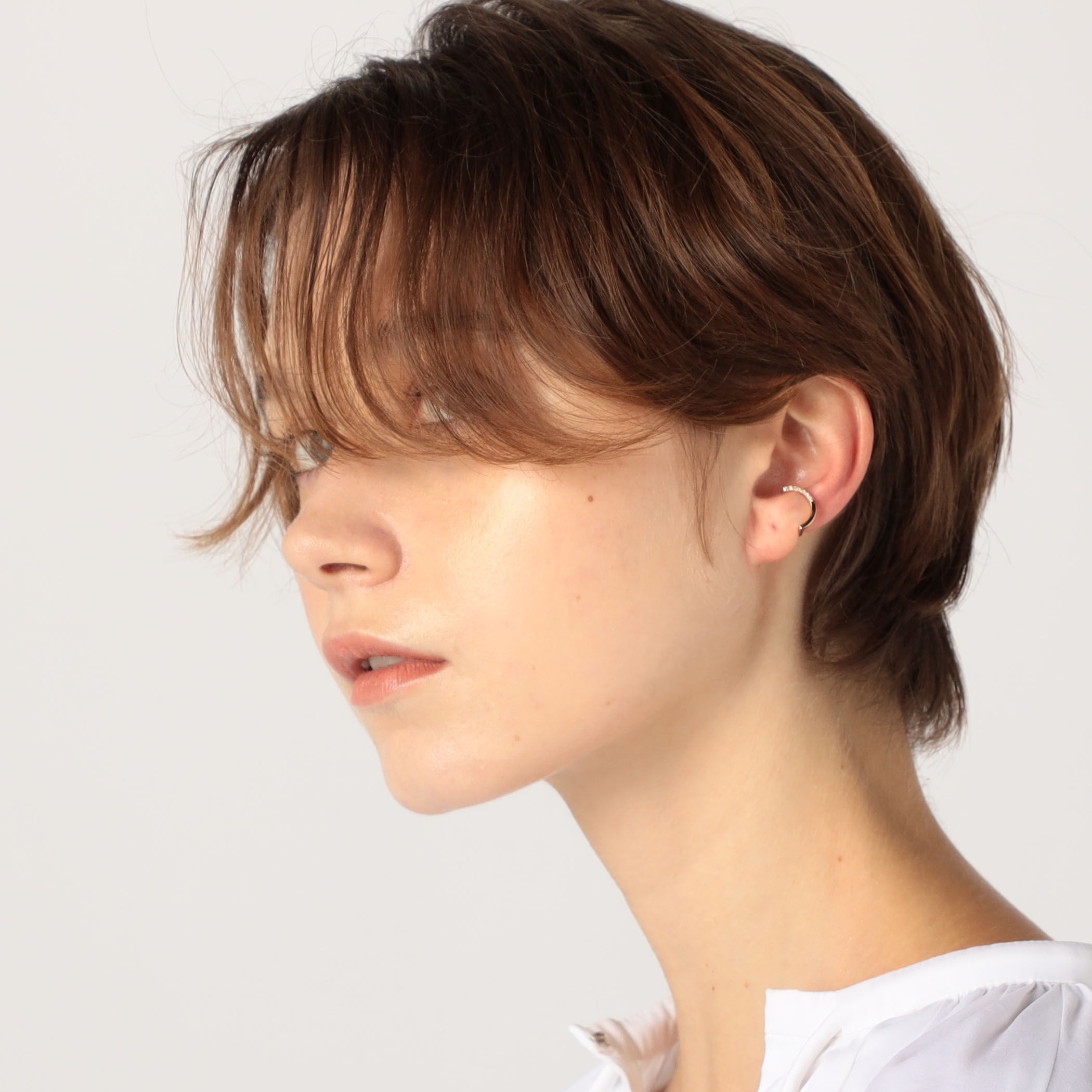 Hirotaka TREEHOPPER ダイヤモンド 片耳イヤーカフ S