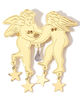 MERCEDES SALAZAR TWO ANGELS STARS ブローチ