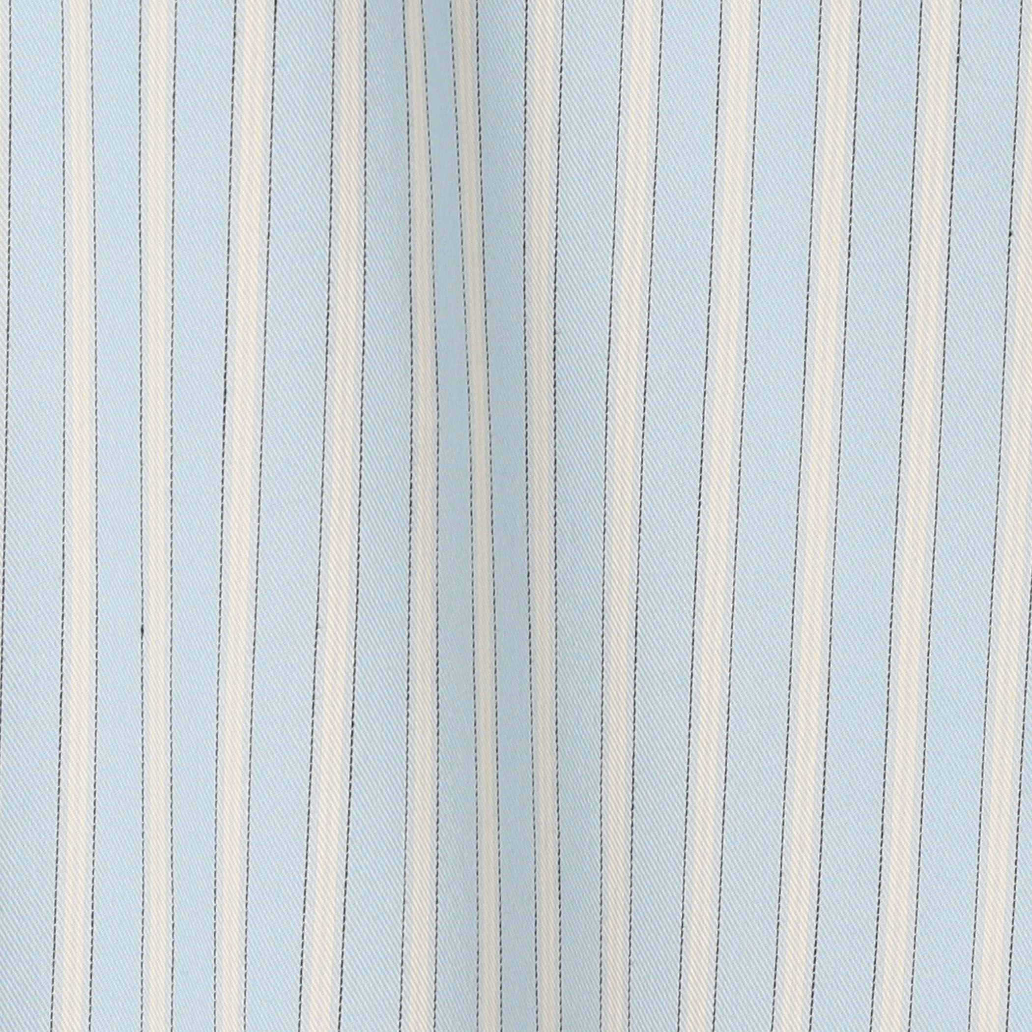 ブラッシュドコットンツイル ハイネックブラウス