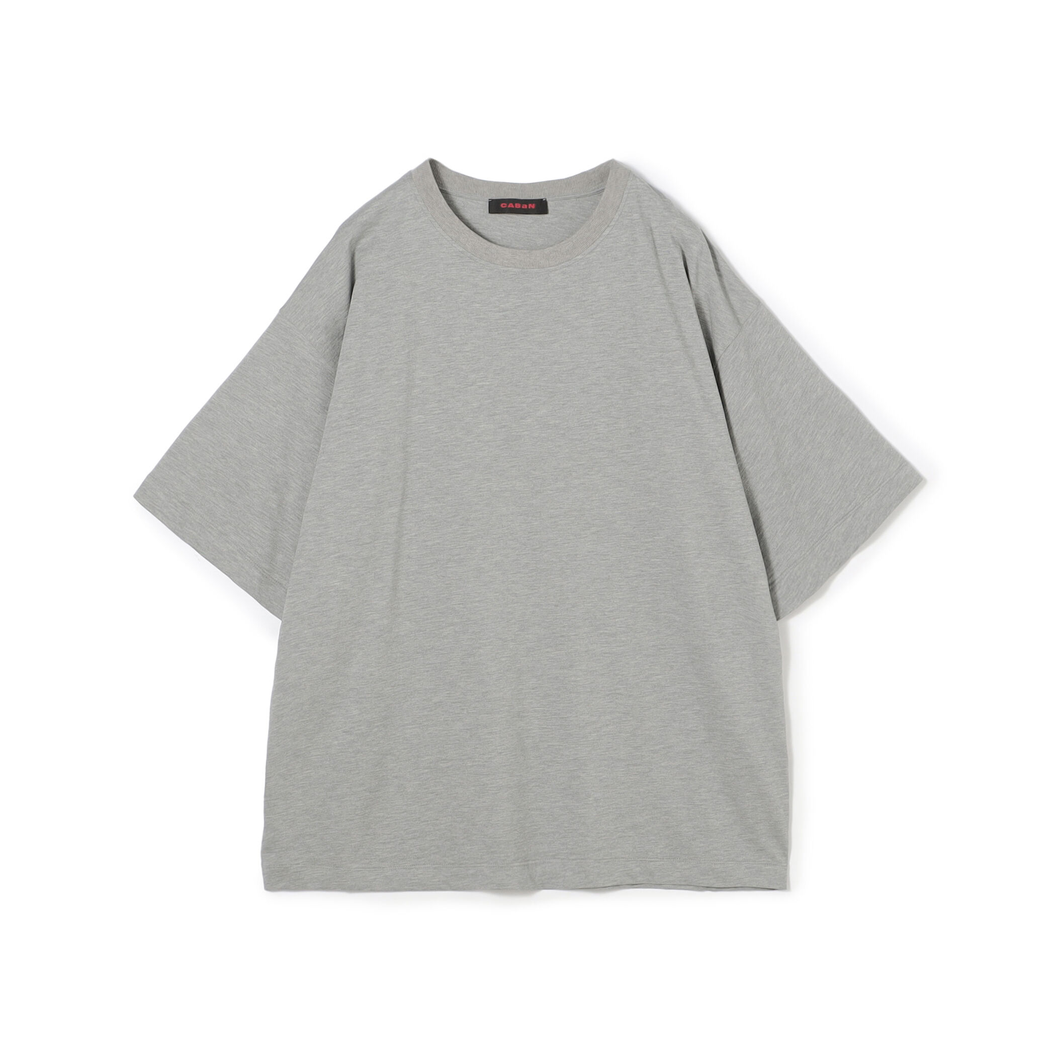 CABaN コットン ドロップショルダークルーネックプルオーバー