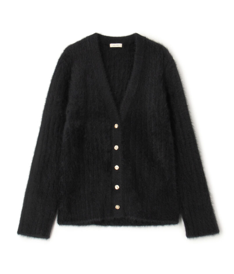 ■【一部WEB限定】フォックスカシミヤ Vネックカーディガン