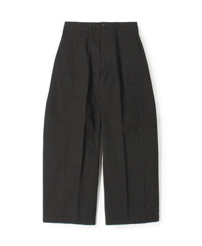 HYKE バレルレッグ チノパンツ