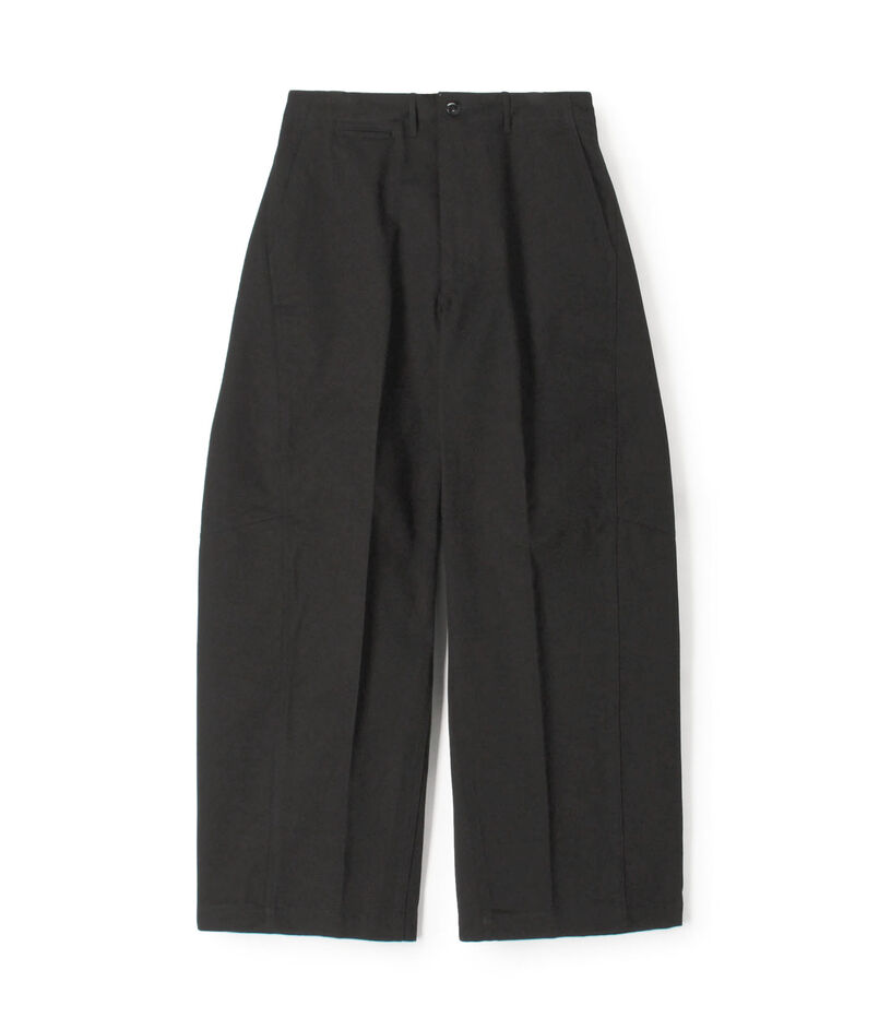 HYKE バレルレッグ チノパンツ