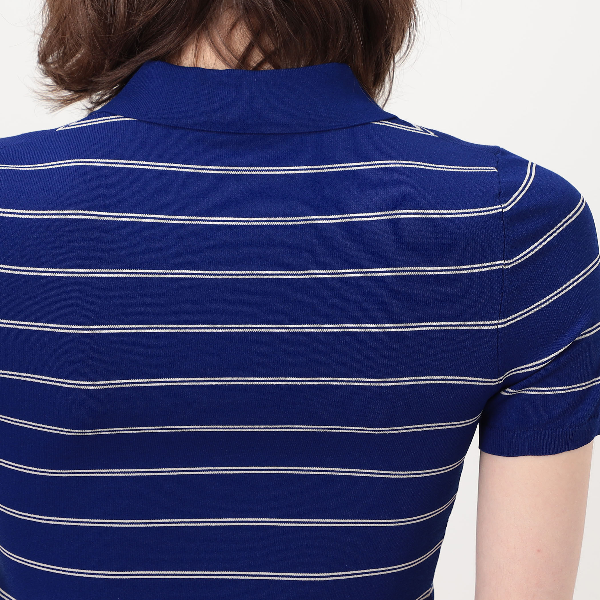 SHUSHU/TONG Striped Knit Polo ボーダー ポロニット