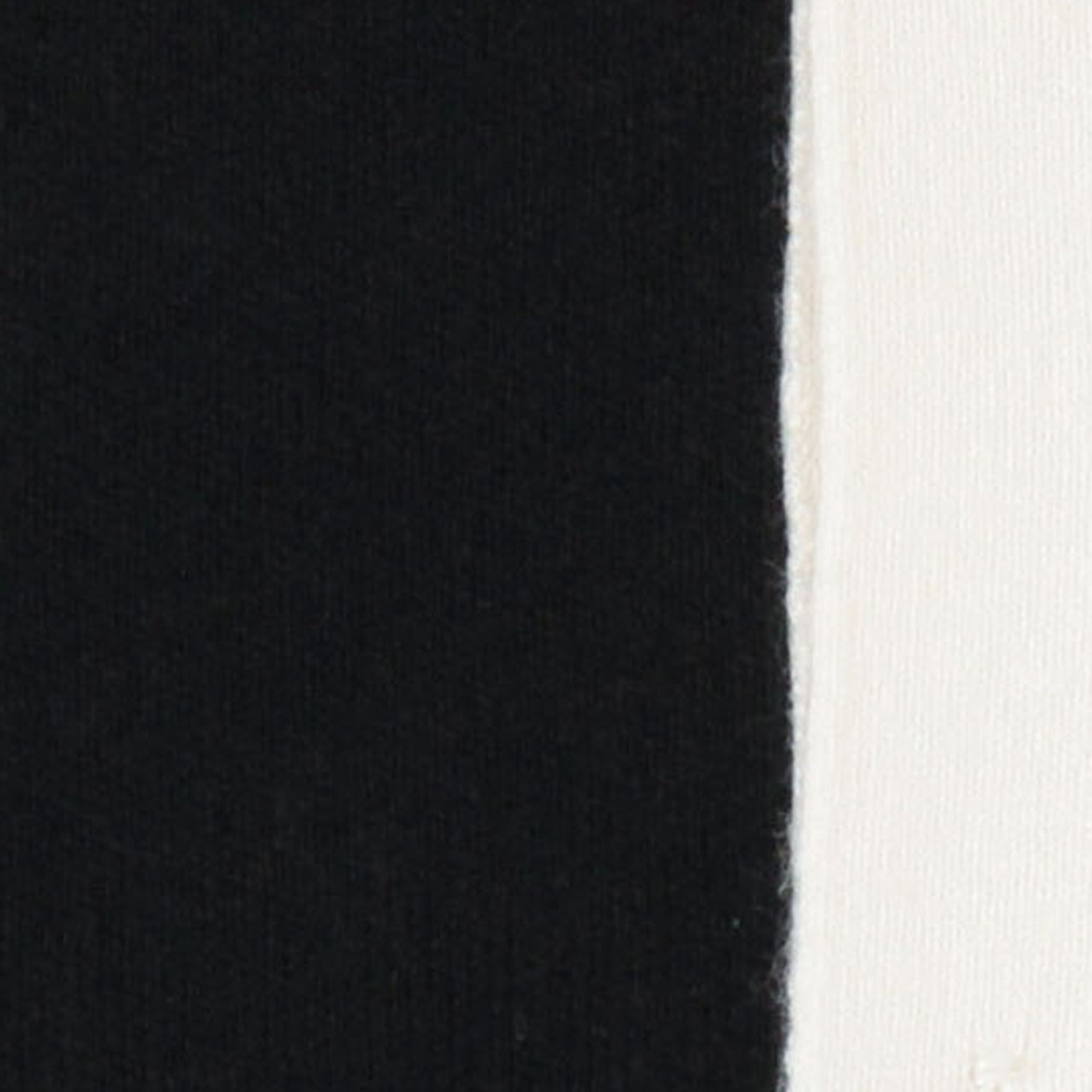 コットンカシミヤ バイカラーハーフスリーブカーディガン