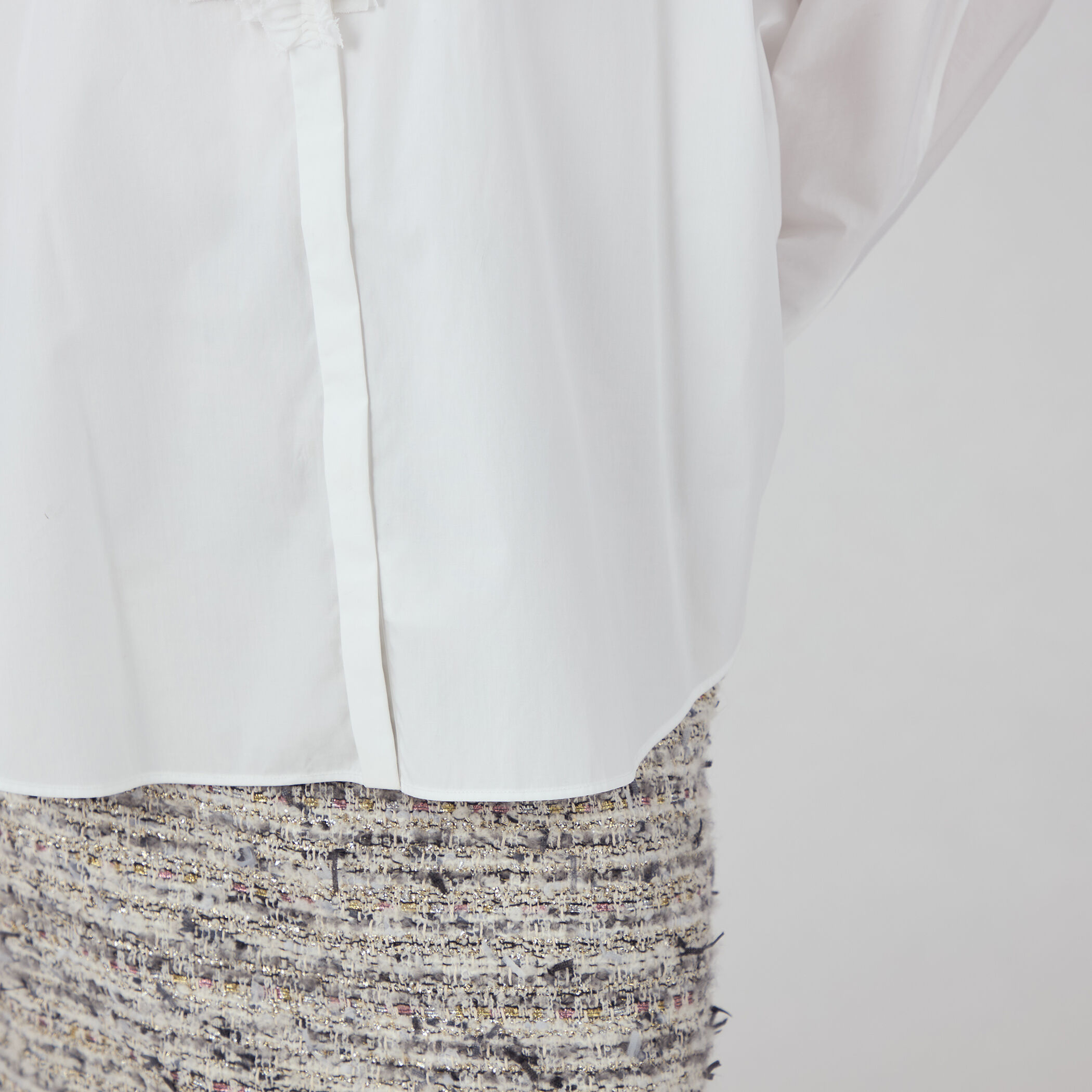 ホワイトコンビネーション マントブラウス｜トゥモローランド