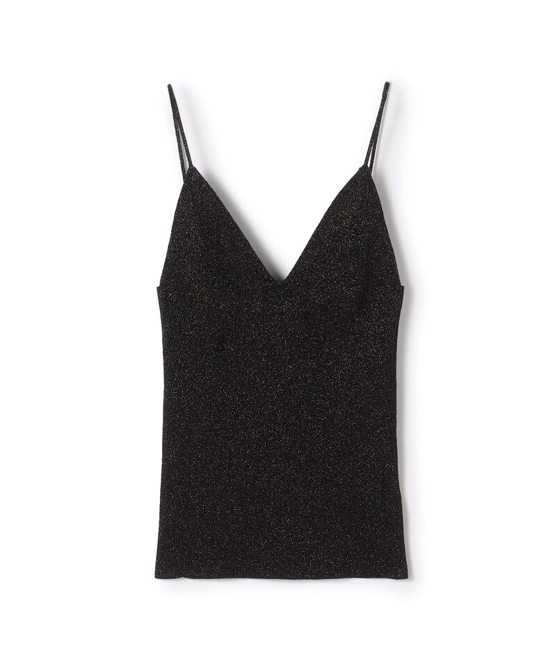 KANAKO SAKAI RIBBED-KNIT CAMISOLE