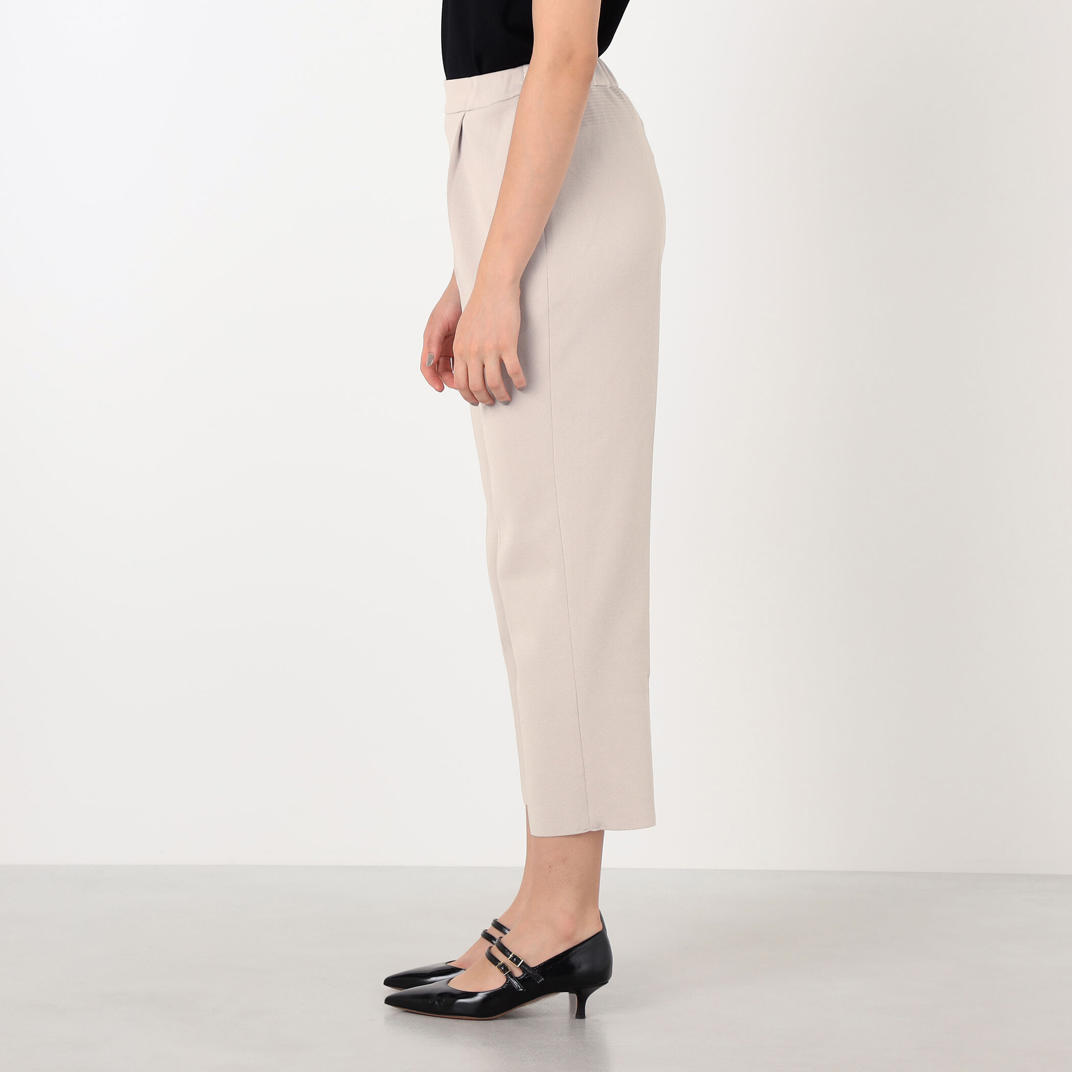 CFCL SOFT MILAN TUCK TAPERED PANTS ミラノリブ タックテーパード
