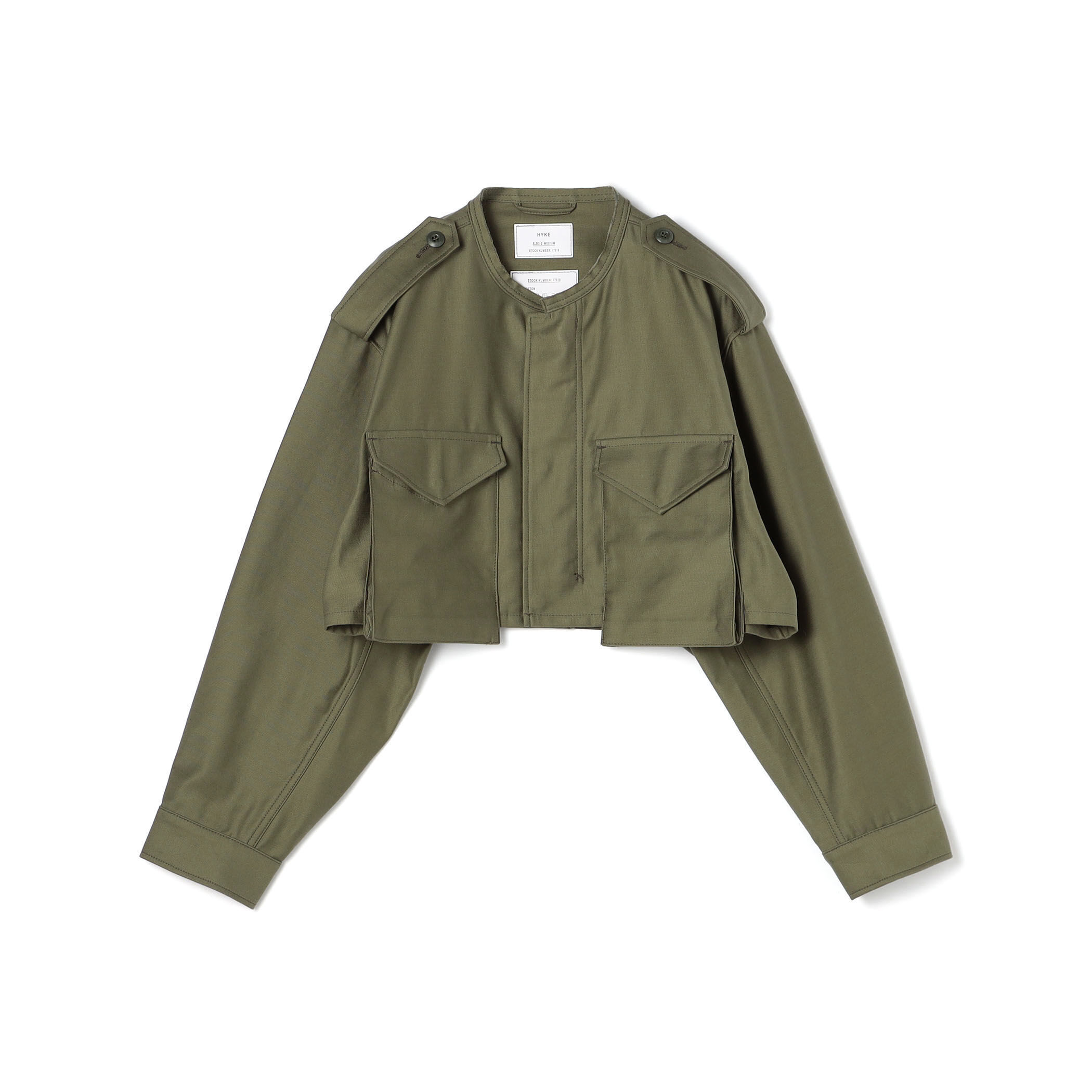 HYKE TYPE M-51 FIELD CROPPED JACKET ミリタリー クロップド