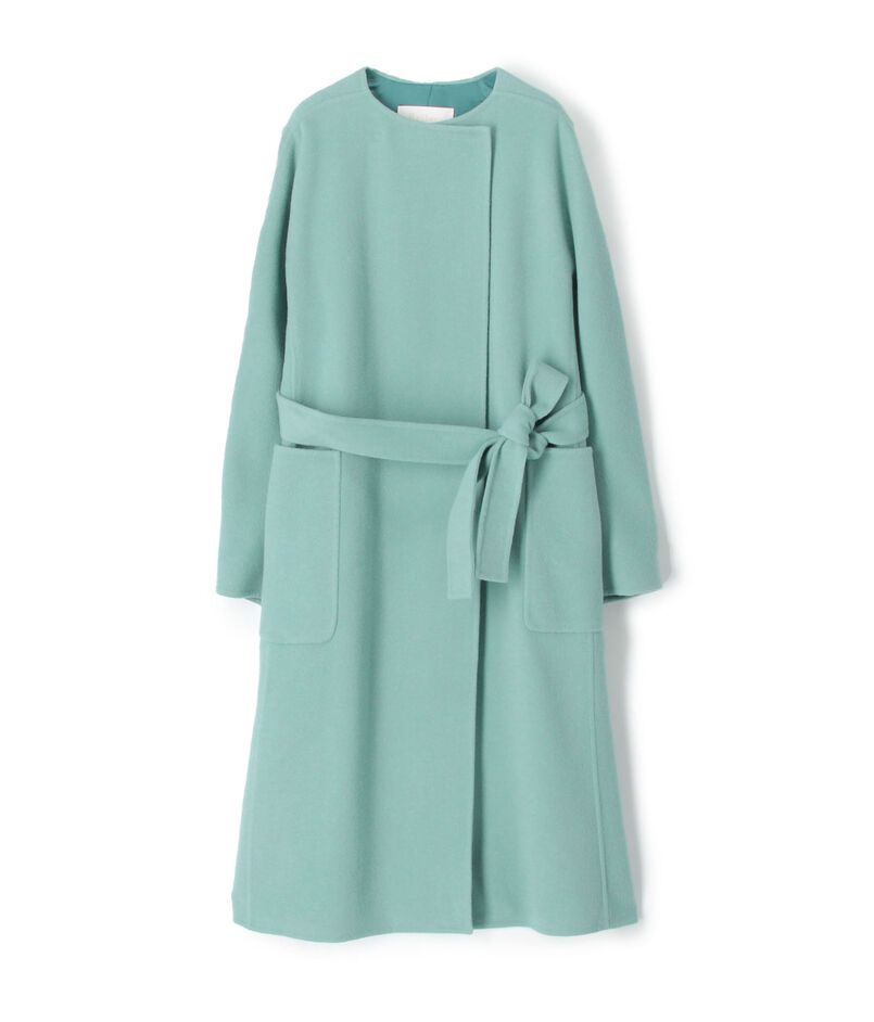 プレミアムウールリバー ノーカラーコート