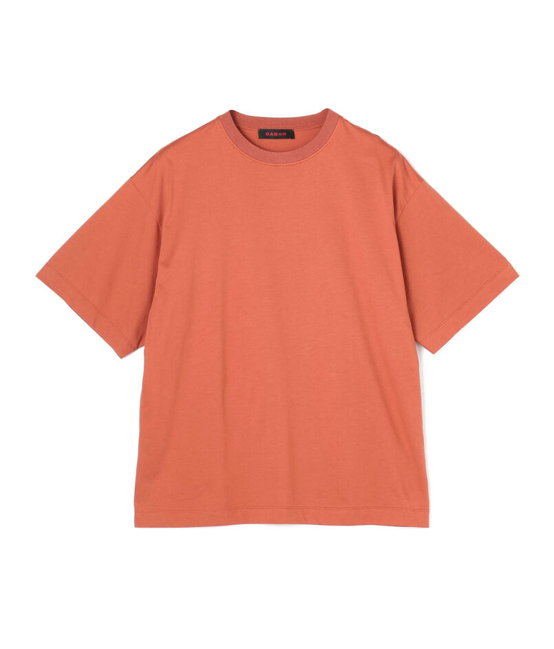CABaN コットン ドロップショルダークルーネックプルオーバー