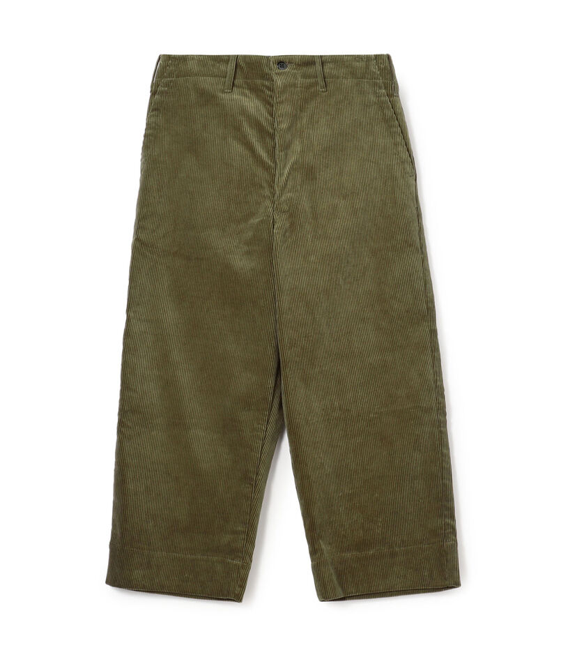 TUKI WIDE TROUSERS コットン ワイドトラウザーズ