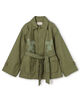 バックサテン 2-wayミリタリージャケット