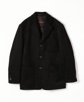 カシミヤメルトン テーラードジャケット