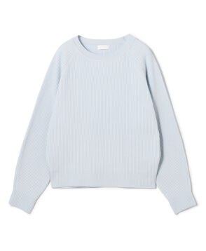 リンクスリブ ラウンドネックプルオーバー