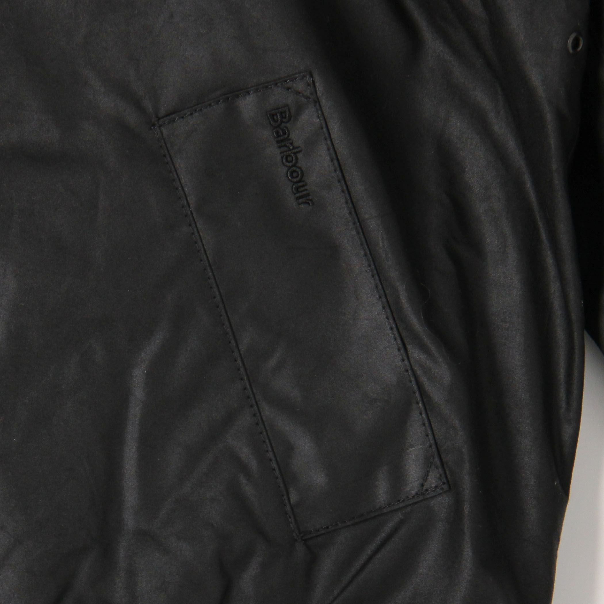 Barbour TRANSPORT コットン スタンドカラー ワックスジャケット