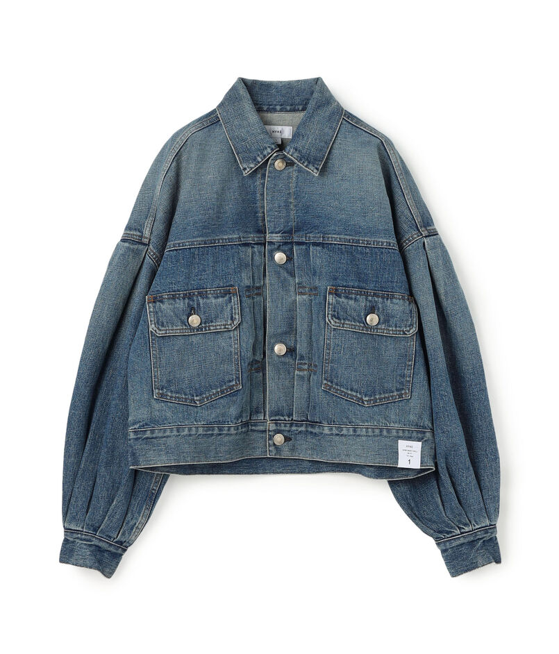 HYKE BALLOON SLEEVE DENIM JACKET TYPE 2 デニムジャケット