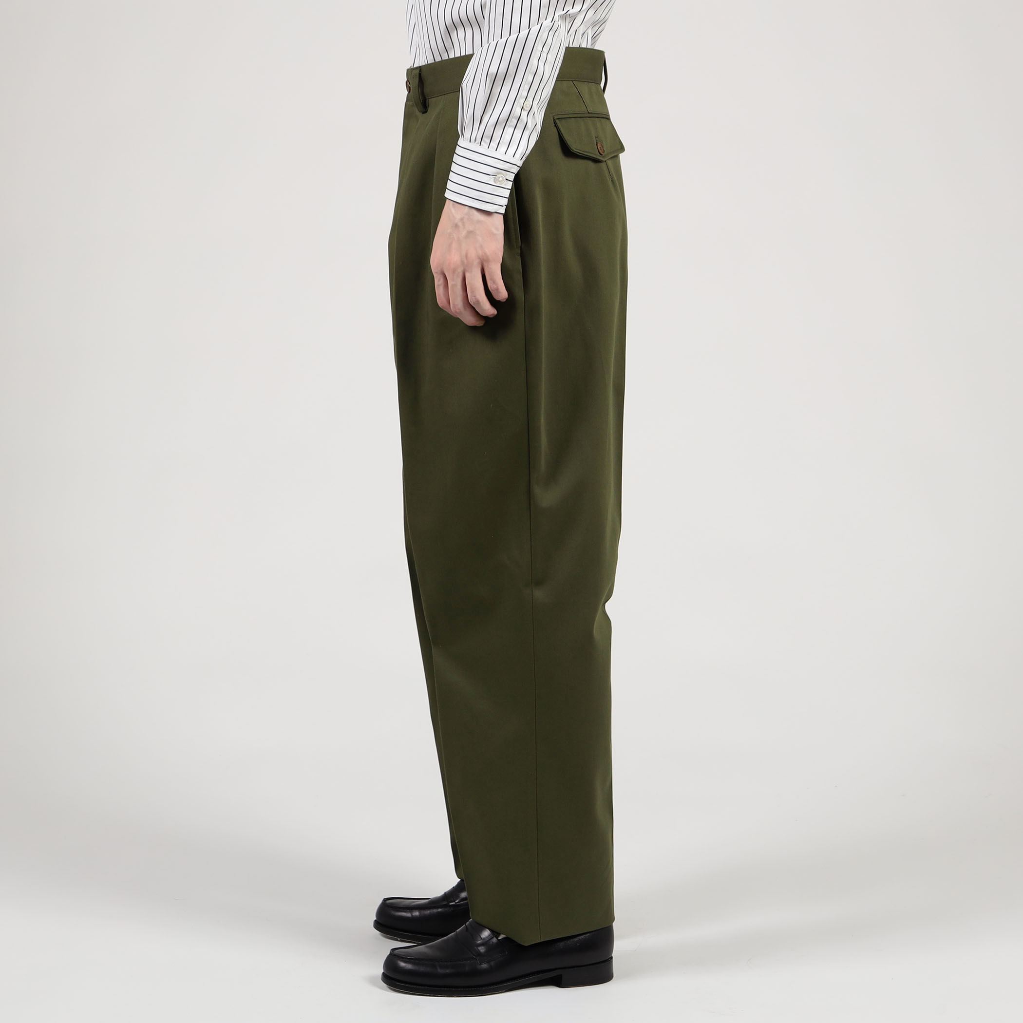 新着商品 AMIRAL ZINS BERNARD コットンツイル 公式通販 ワイドトラウザーズ｜トゥモローランド パンツ