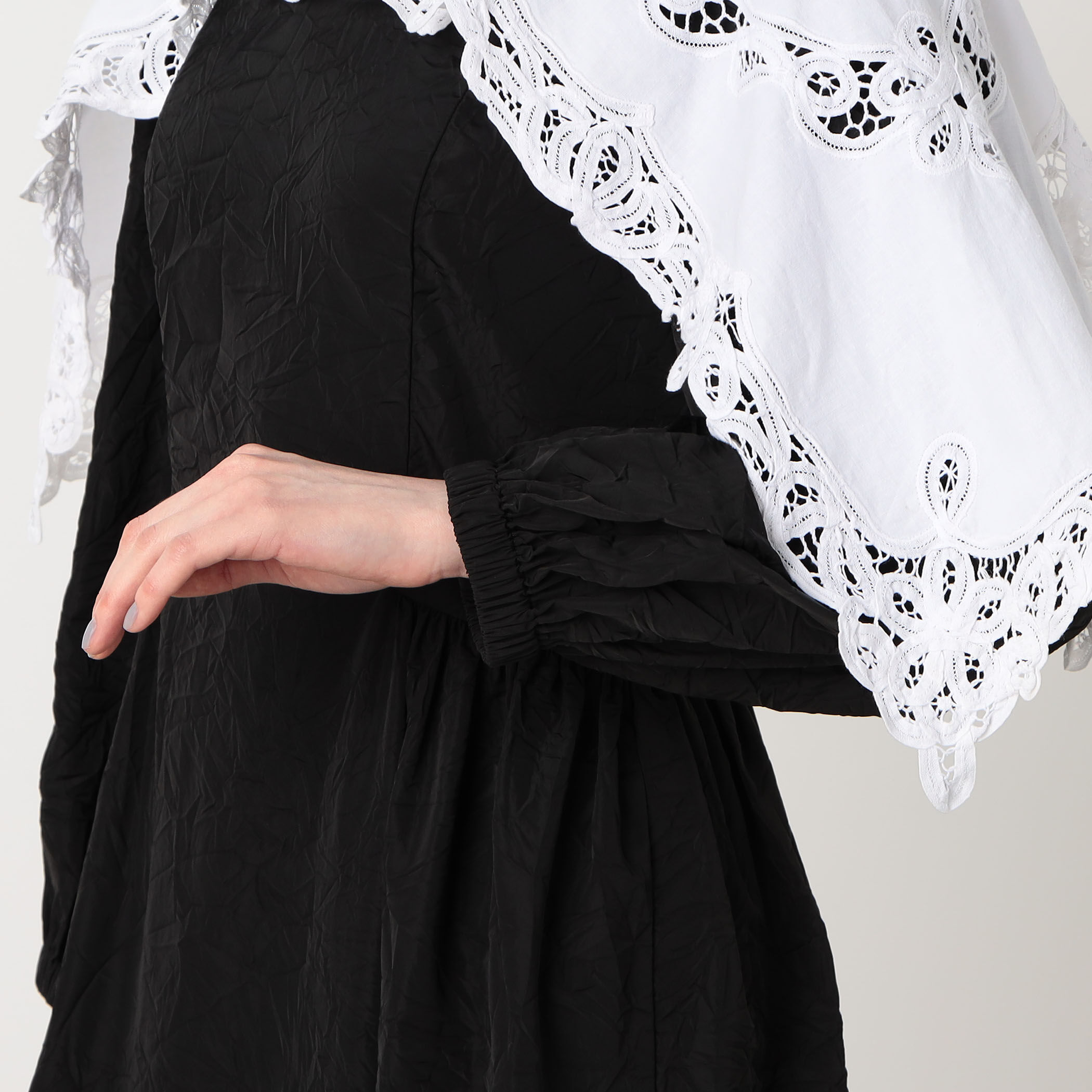 RENATA BRENHA TABLE RUNNER DRESS レースクロス コンビドレス