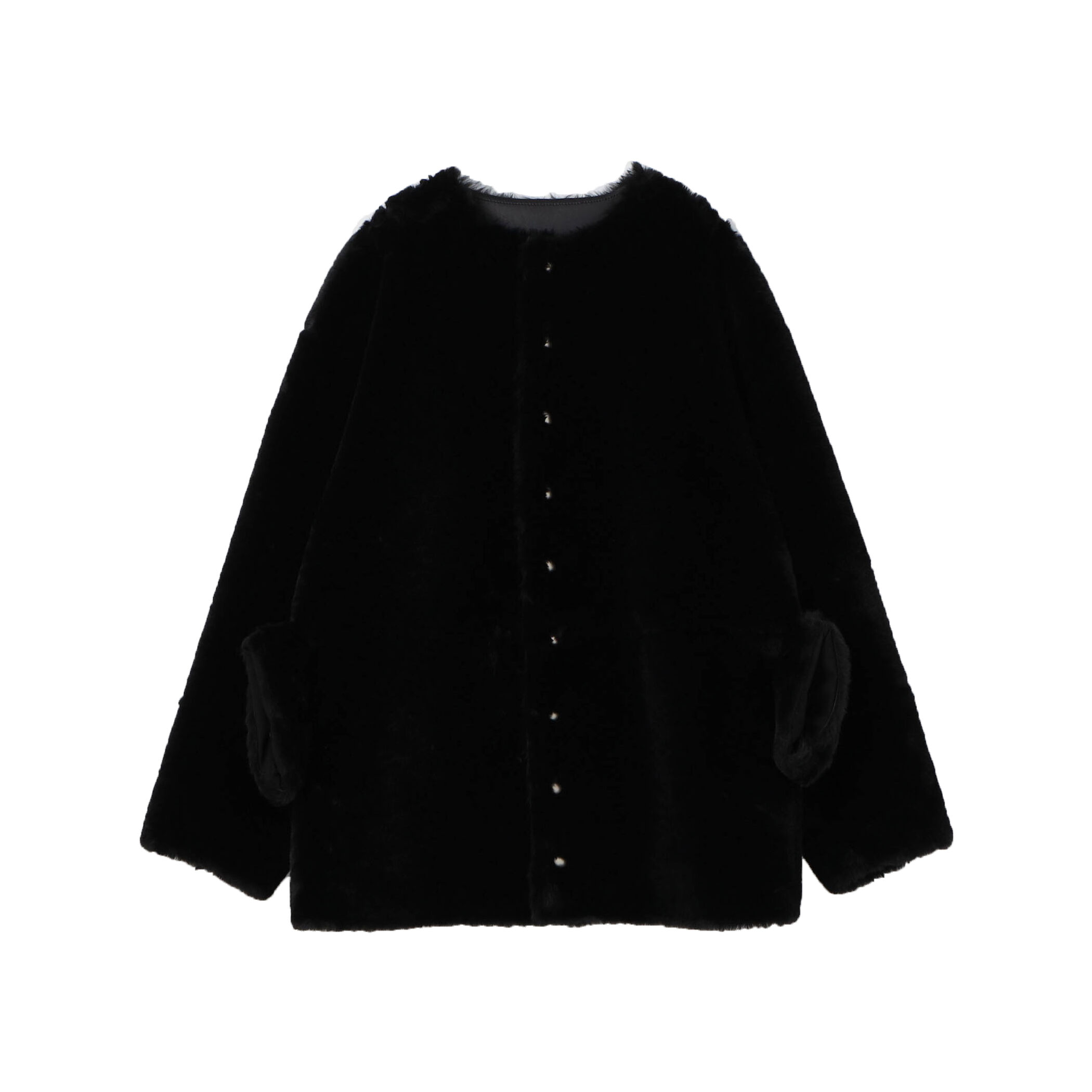 フェイクムートン リバーシブルショートコート｜トゥモローランド 公式通販