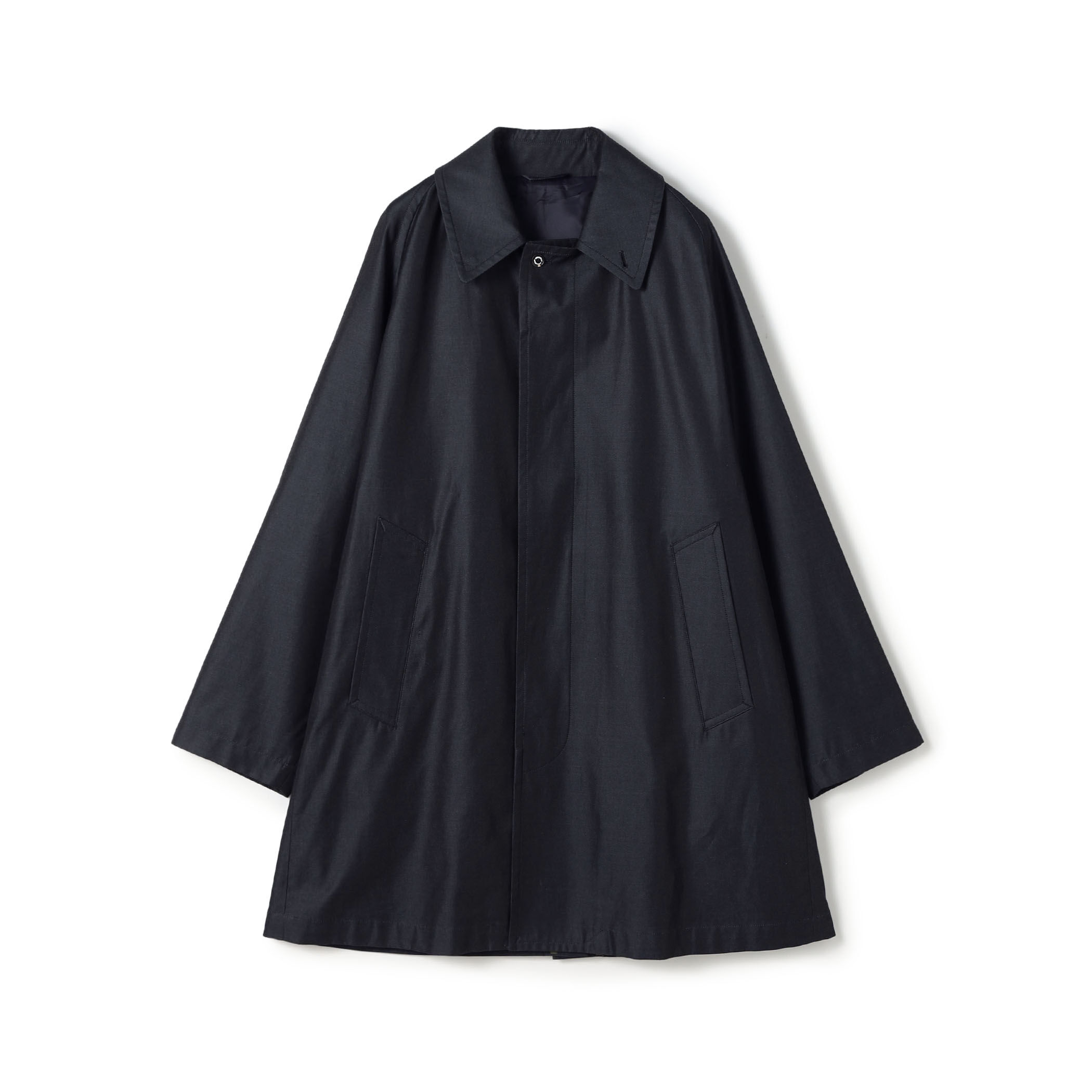 別注】INVERTERE コットンシルクギャバジン ステンカラーコート