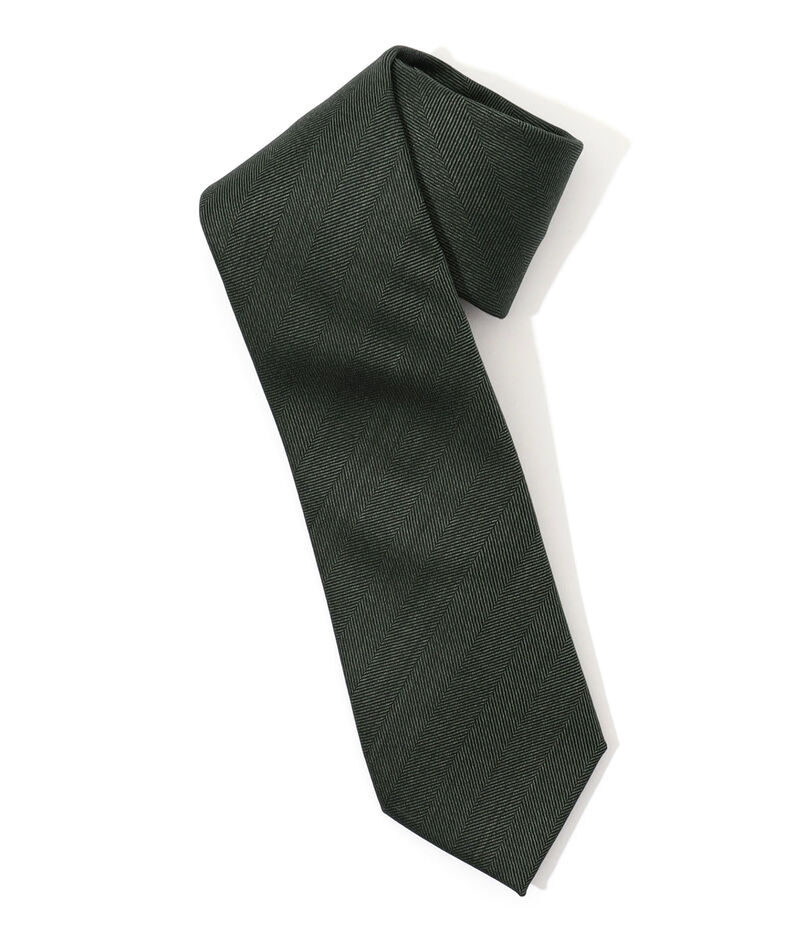 STEFANO BIGI ウール ヘリンボーン ネクタイ