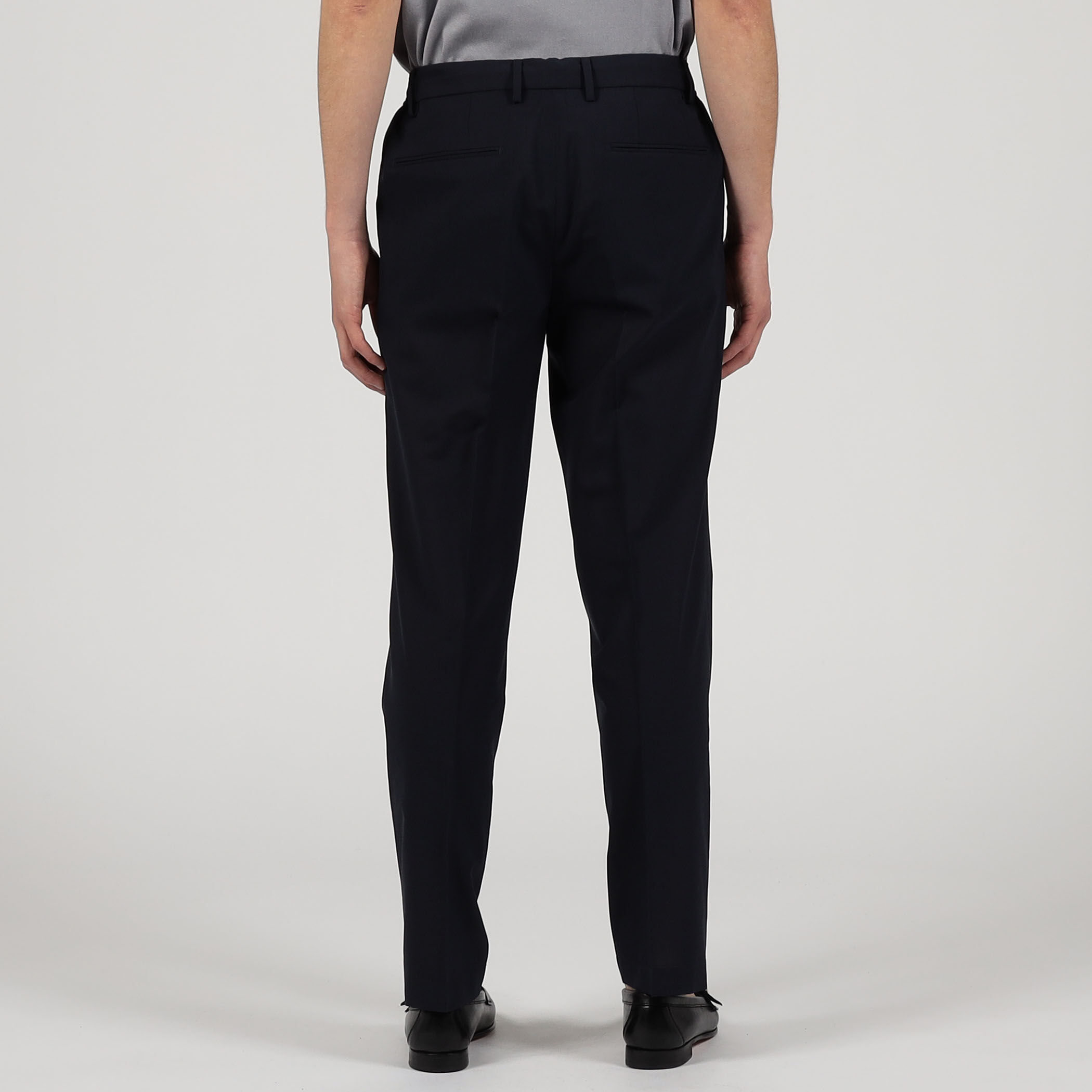 新品未使用　TOMORROWLAND サマーウール1プリーツイージースラックス Super120'sウールポリエステル 1プリーツイージー