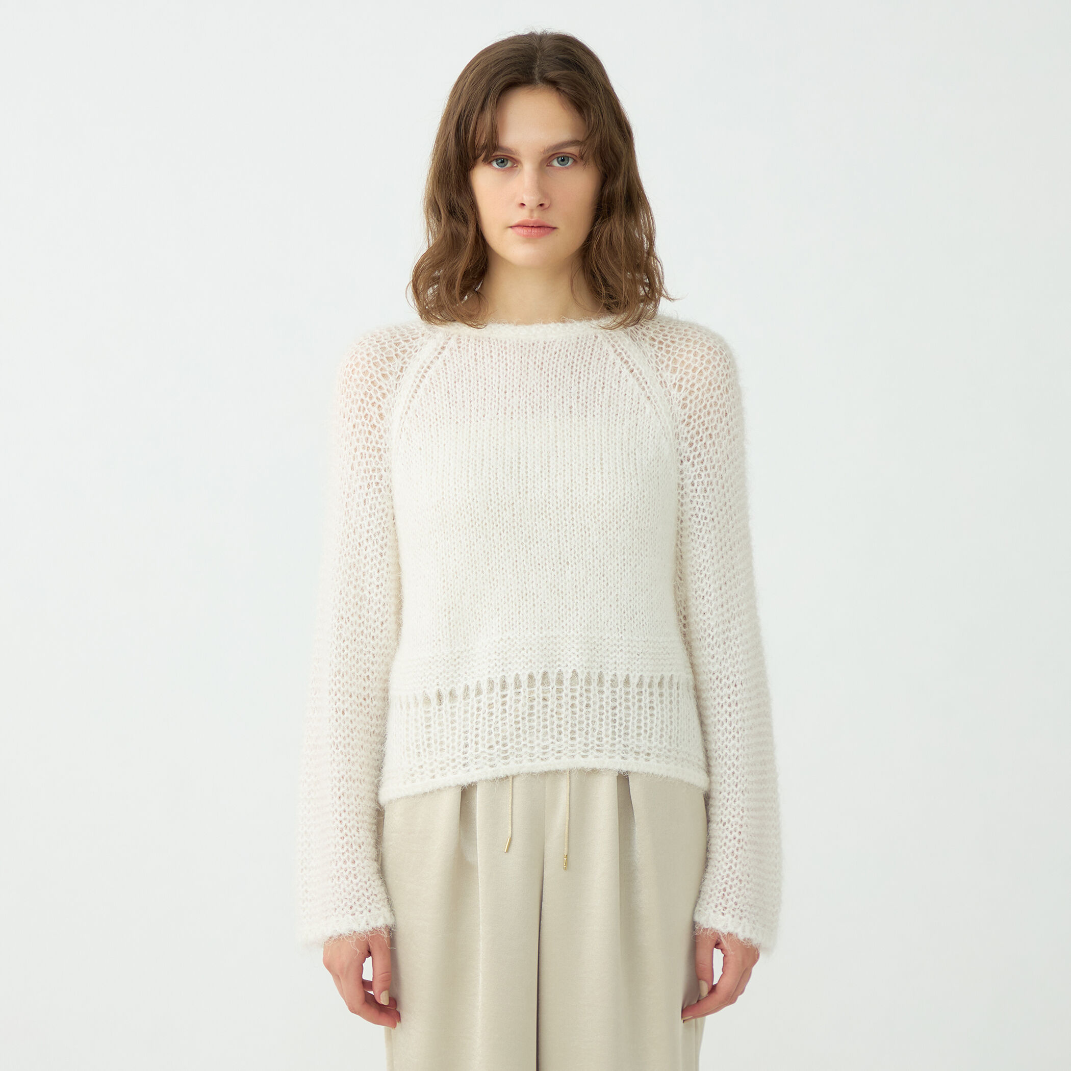 モヘヤシルクファー ロングスリーブプルオーバー｜トゥモローランド