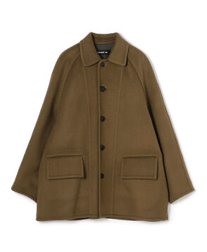 ウールダブルフェイス ステンカラーコート