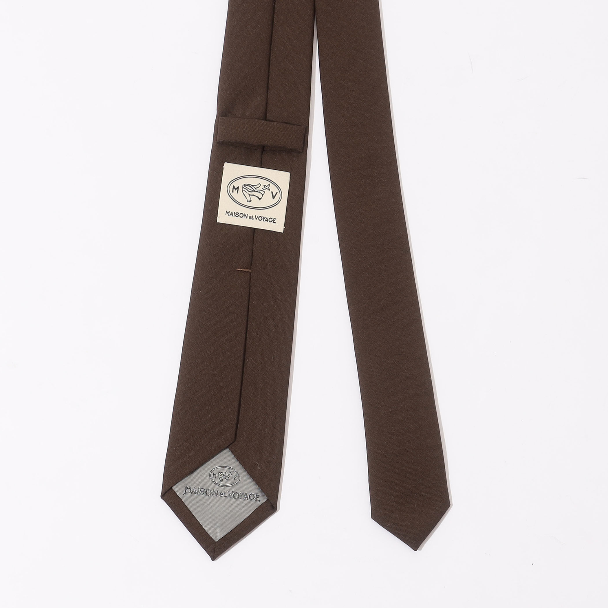 MAISON et VOYAGE テックウール ソリッドナロータイ｜トゥモローランド